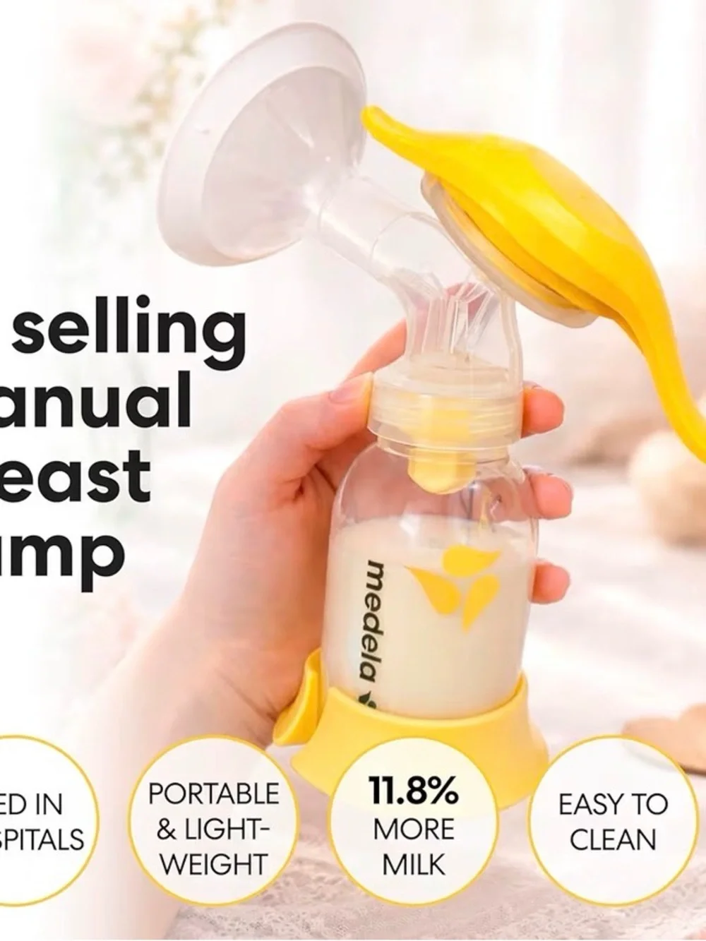 NEW Medela Harmony Manual Breast Pump, - Picture 4 of 11